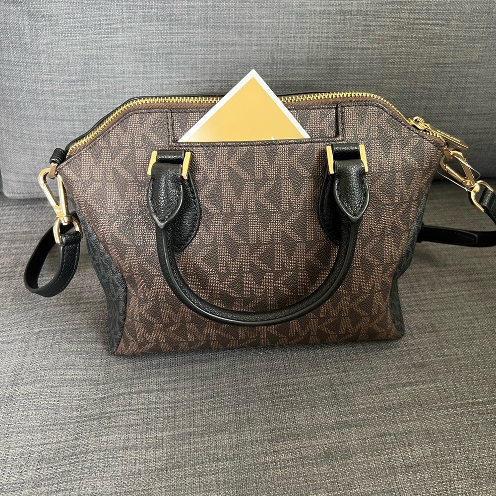 NWT MICHAEL KORS CORALINE MEDIUM MESSENGER SATCHEL - Picture 6 of 9